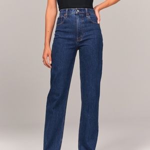 Abercrombie Ultra High Rise 90s Straight Jean